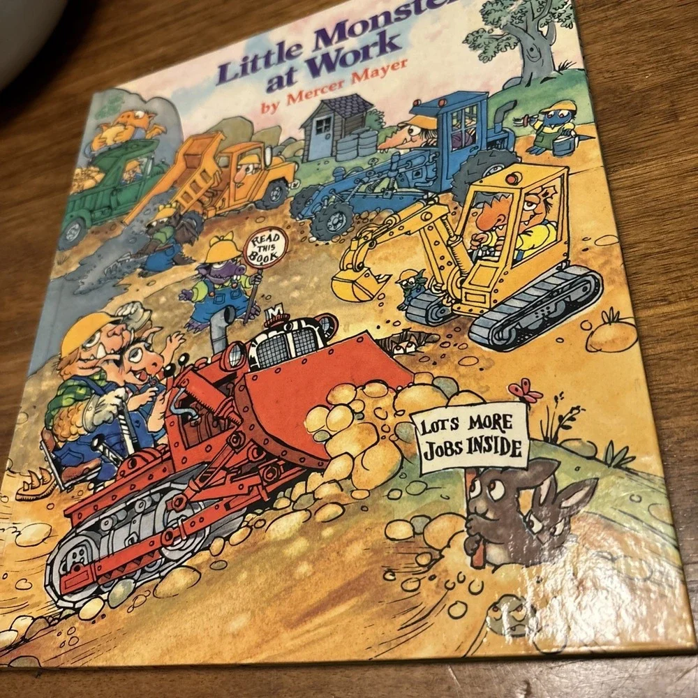 Little Monster at Work By Mercer Mayer 1978 Hardcover Illustrated